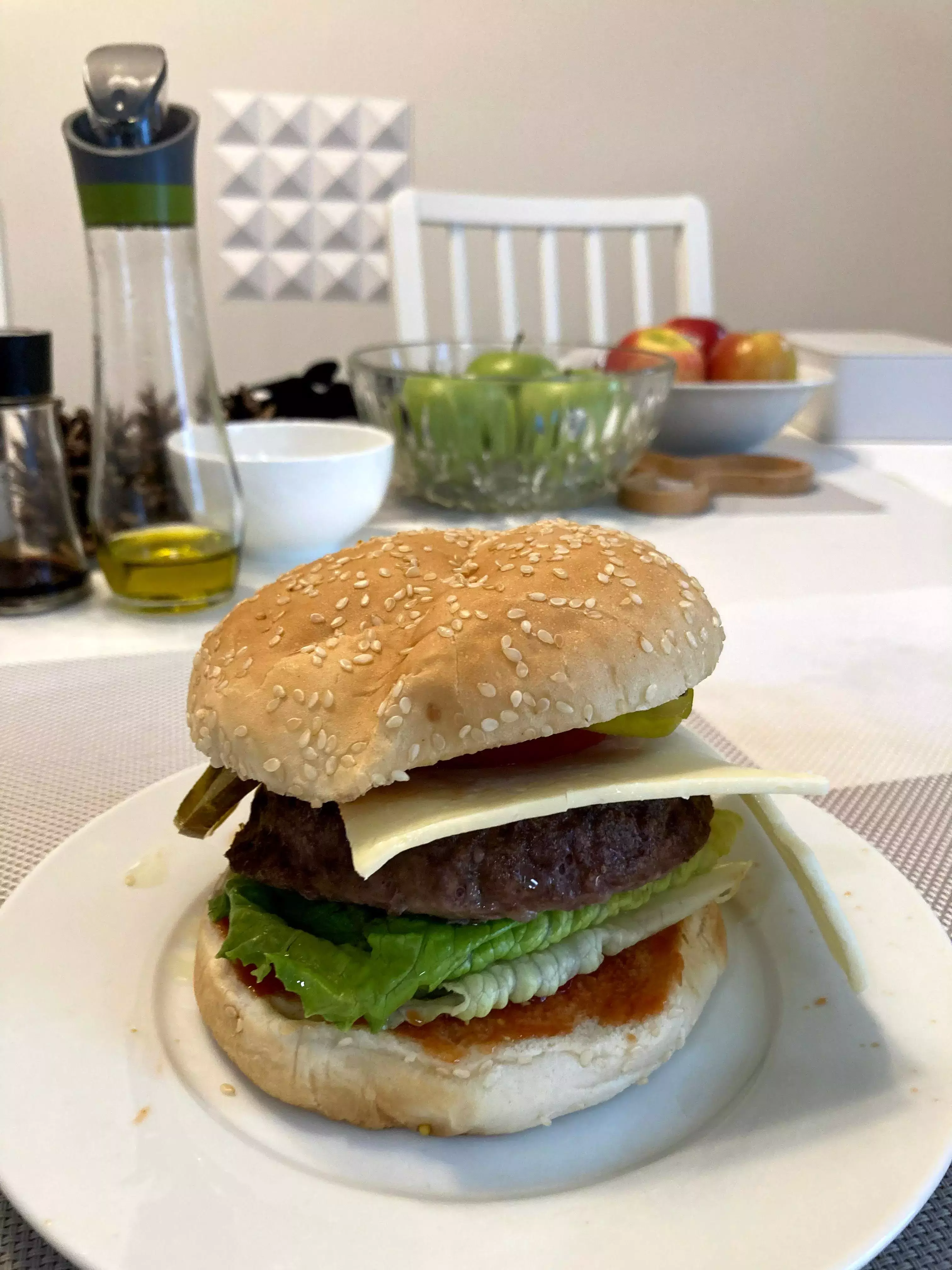 Home made humburger